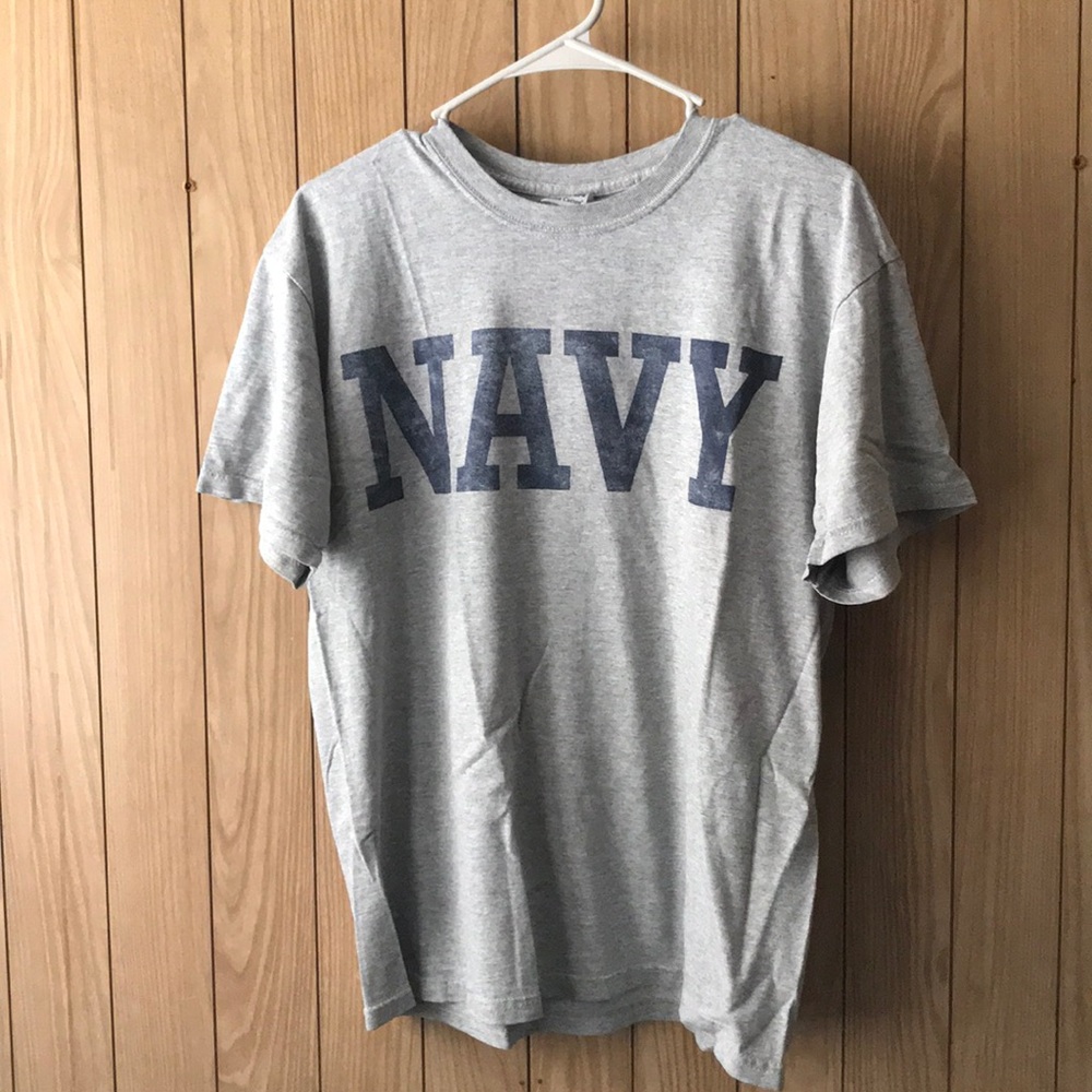 “NAVY” Graphic Tee